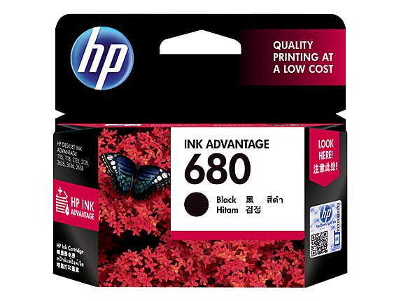 Mực in HP 680 Black Original Ink Advantage Cartridge (F6V27AA)